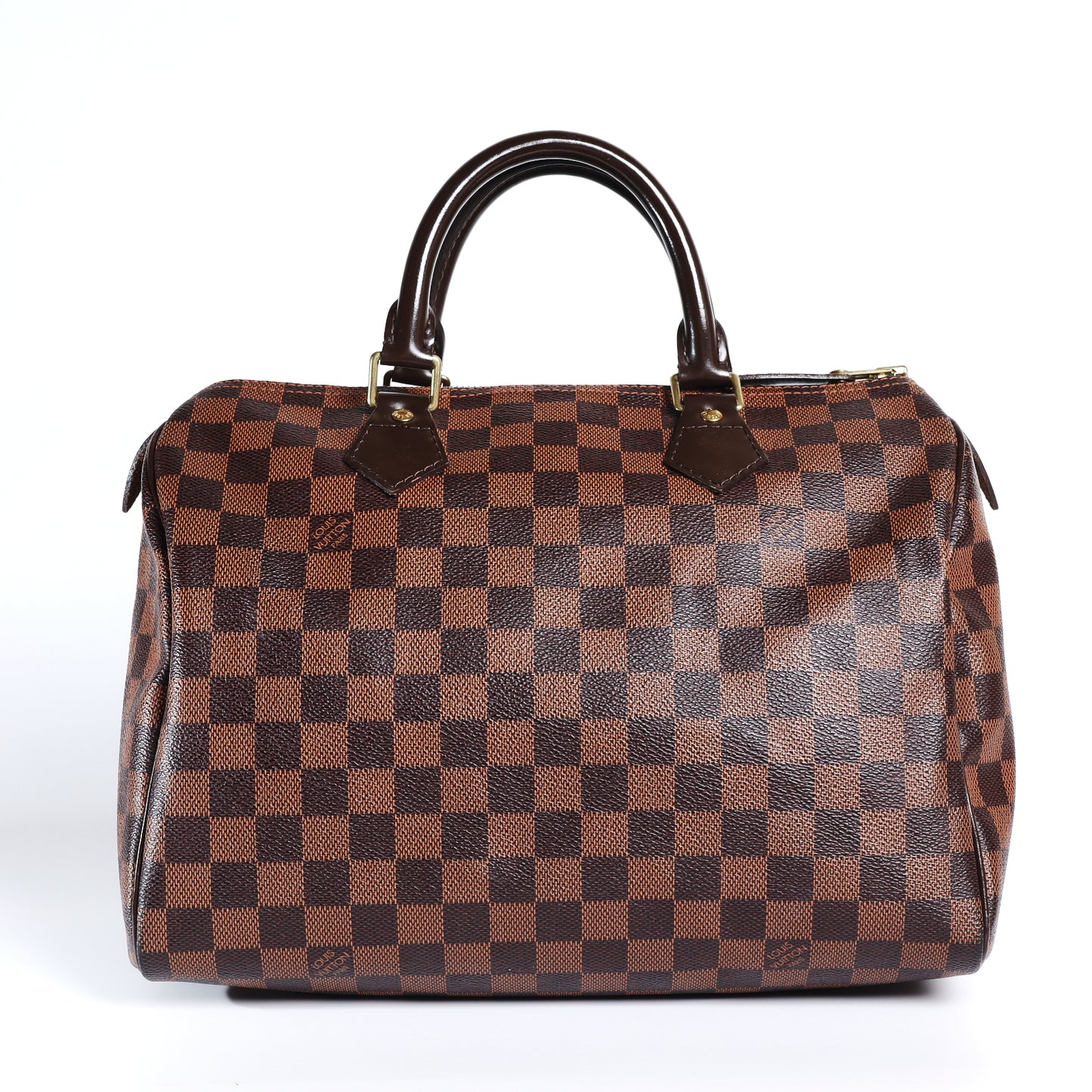 Pre-Owned Louis Vuitton Speedy 30 Bag Damier Ebene Canvas