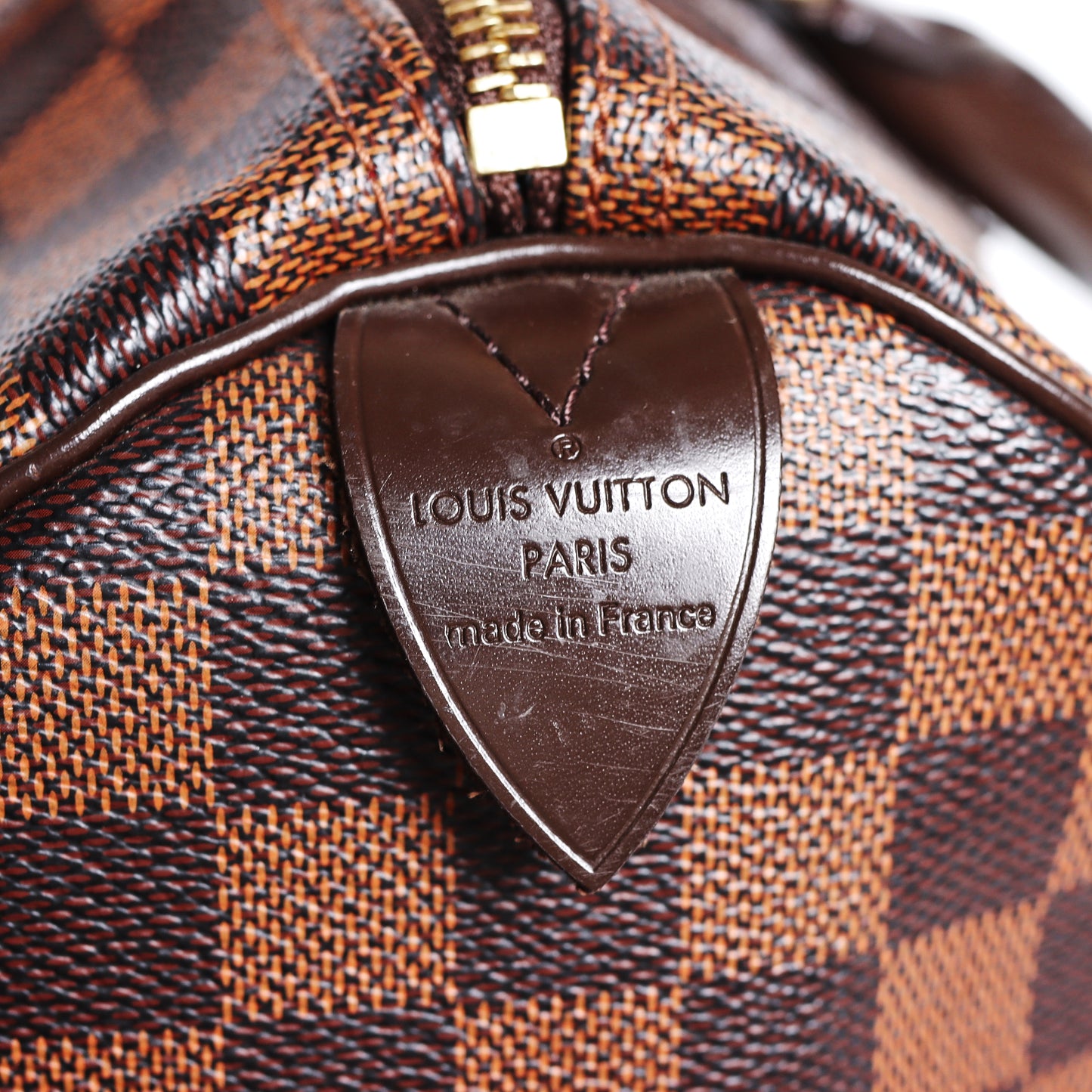 Pre-Owned Louis Vuitton Speedy 30 Bag Damier Ebene Canvas